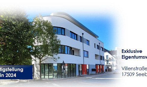 In front of the enchanting island of Usedom - dreamlike 3 room apartments - Villenstraße in the seaside resort of Lubmin