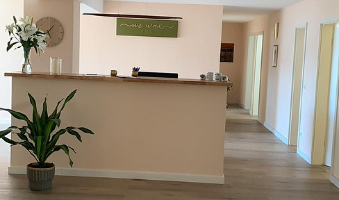 Attractive treatment rooms available in a beauty salon in the city center.