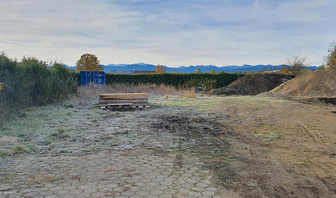 Building plot with mountain views in the south of Weilheim