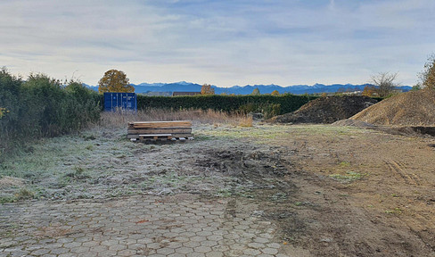 Building plot with mountain views in the south of Weilheim