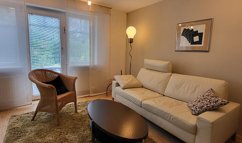 Ab 01.04. einziehen => Komplett ausgetattete, ruhige 2-Raum Wohnung mit wöchentlicher Reinigung