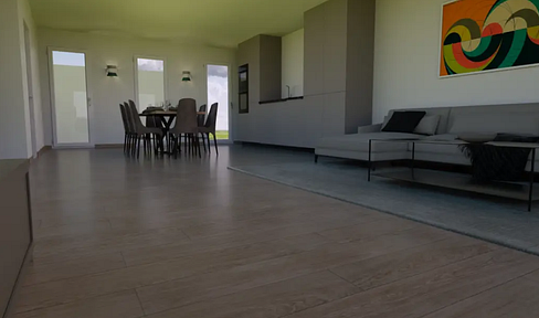 5-room terraced house in Bad Soden I, air heat pump, KFW55, year of construction 2023