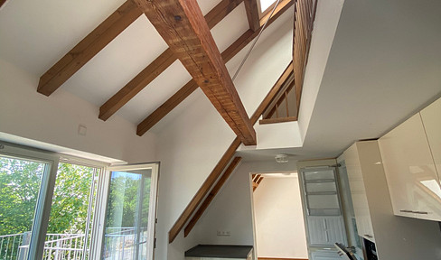 Fachwerk 4 Zi-Maisonette mit Dachterrasse in Schwäbisch Hall