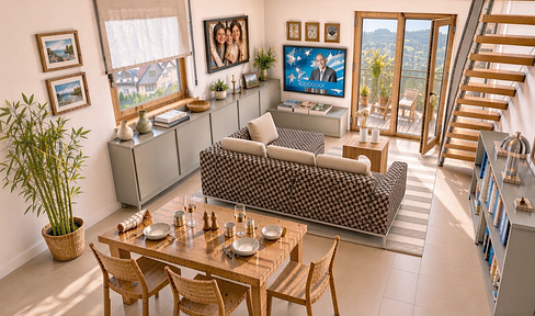💦 3 Zimmer Maisonette-Wohnung 76,03 m² Inkl. Garage u. Stellplatz 💦
