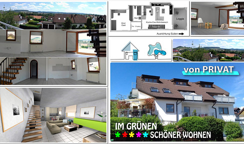 ⭕ 3 Zimmer Galeriewohnung 76/83 m² Inkl. Garage u. Stellplatz ✔️
