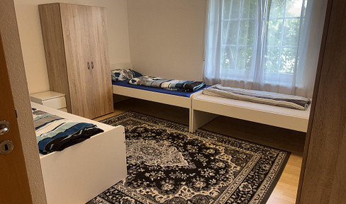 Furnished accommodation for construction workers, available for up to approximately 30 people. Only for rent to companies.