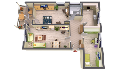 Fantastic condominium for a family in a prime location in Konstanz-Petershausen