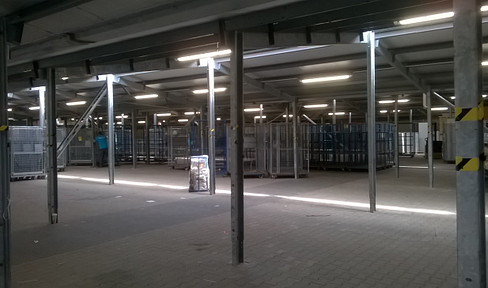Huge warehouse/commercial/production hall storage space from 1.85 €/sqm only 16 km from the BAB