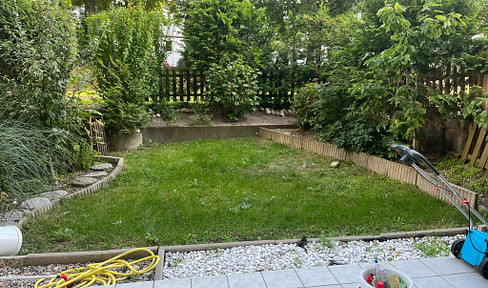 4 room maisonette apartment with garden and balcony