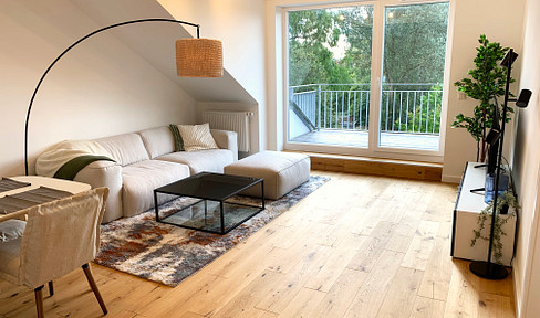 Wohnen auf Zeit: 2-Zimmer-Wohnung in Neubau-Aufstockung