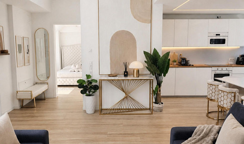 Luxus Neubau Dachgeschoss Wohnung vollmöbliert mit Dachterrase
