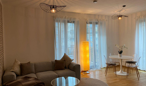 Stylish new-build apartment in Moabit - fully furnished available as an option