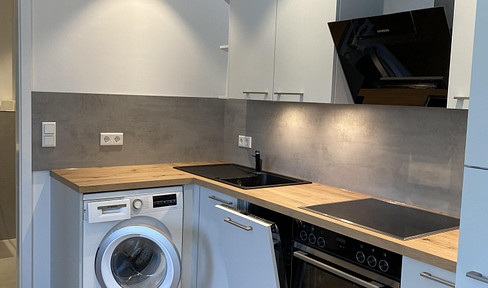 Upscale temporary living - working in Leipzig; recreation in Zwenkau - parking space + new fitted kitchen
