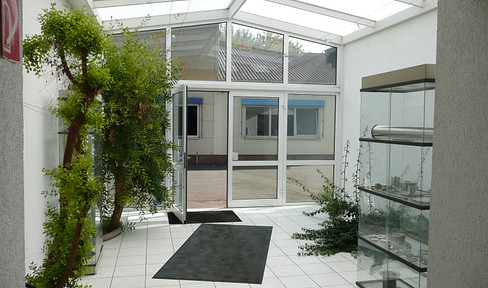 Fantastic conservatory offices with palm foyer, modernized, partly with air conditioning, partial areas possible.