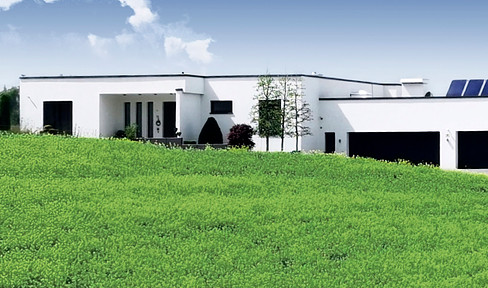 Your future home: Special atrium villa - FROM PRIVATE - 20 minutes from Darmstadt