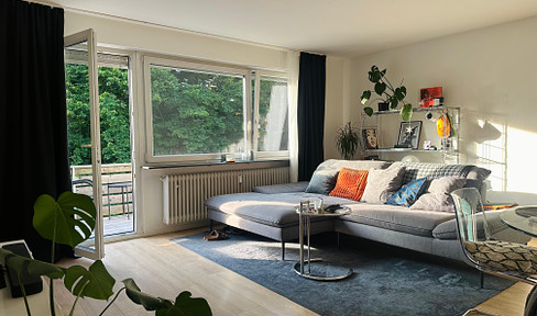 Helle 2-Zimmer-Wohnung mit großem Balkon