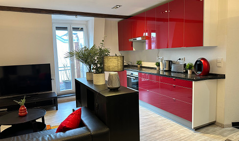 Stylish "mini loft" with extra charm in the city center / pedestrian zone, fully furnished!