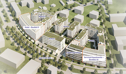 Two building plots for hotel / apartments / office / medical center in Schönefeld