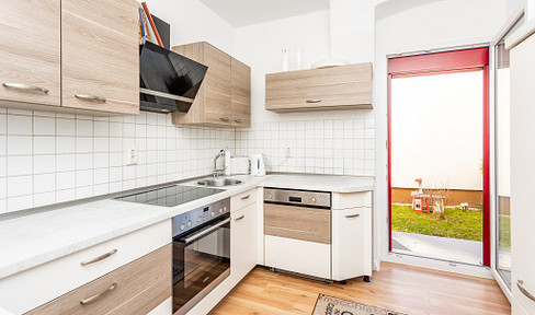 3 Zimmer Erdgeschoss-Wohnung mit EK und kleinem Garten in Gera Zwötzen zu vermieten