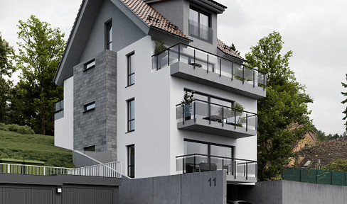 Plot with planning permission on a hillside in Hirschberg