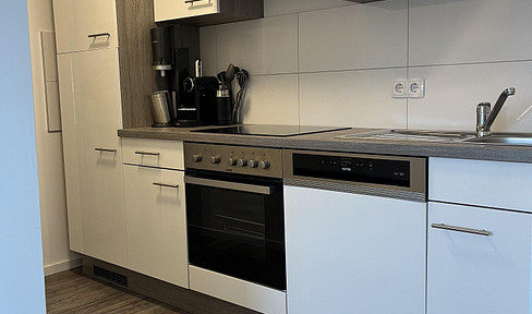 Refurbished 1.5 room apartment in the center of Jülich with fitted kitchen
