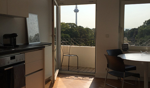 FURNISHED and TO FEEL GOOD!  Dream view of Luisenpark with two balconies