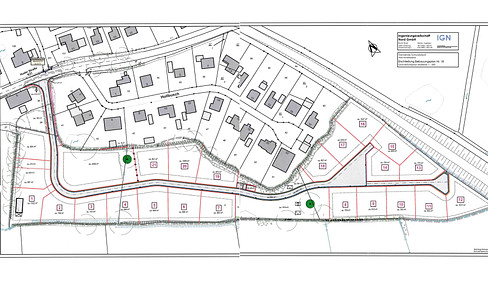 Plots in the development area partly with views of the Treene (see detailed description)