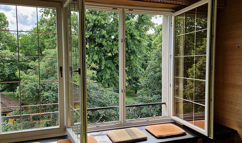 Toller Parkblick im Altbau-Stadthaus