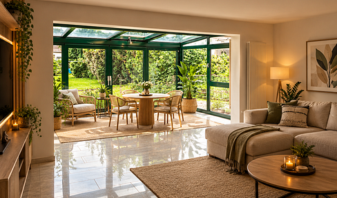 Exklusive 2 Zimmer Wohnung für Gartenliebhaber