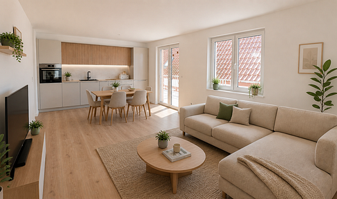New construction, first occupancy: Stylish 3-room apartment with high-quality finishes.