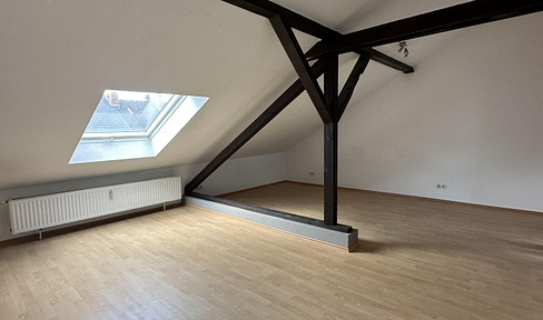 Modernized 1.5-room apartment in a central location in the Schwetzingen district, including a kitchen.