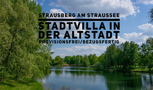 Free of commission/ready to move in - town villa in the old town of Strausberg