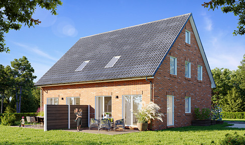 New semi-detached house in a beautiful location - 4 rooms plus a converted attic and a garden!