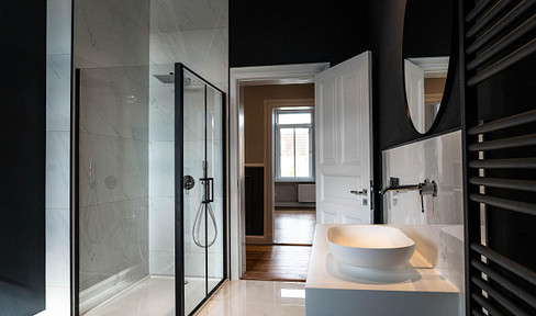 Luxury: lovingly renovated old apartment in beautifully renovated house