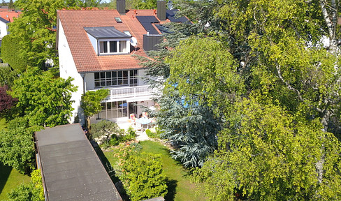 Prov.free 300 m² DHH quiet sunny top location in MUC Waldperlach