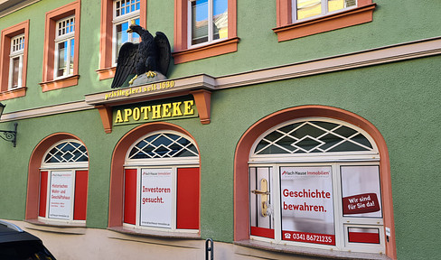 Top location meets price update ... Historic ensemble with potential in the heart of Grimma