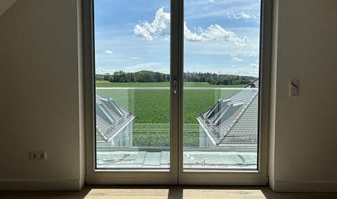 FERTIG GESTELLTE Maisonette-Dachgeschoss Neubauwohnung mit 2 Dachterrassen