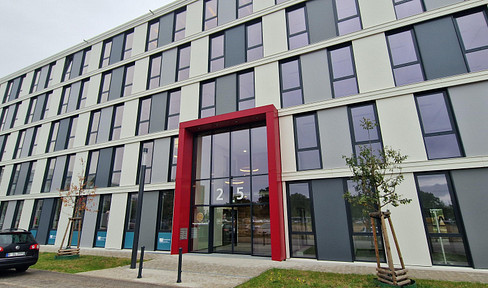 Subletting | All-inclusive rent | New construction, modern offices | Close to Adlershof S-Bahn station.