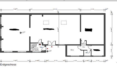 Praxisflächen mit 54qm, 150qm und 220 qm Oswaldstr.