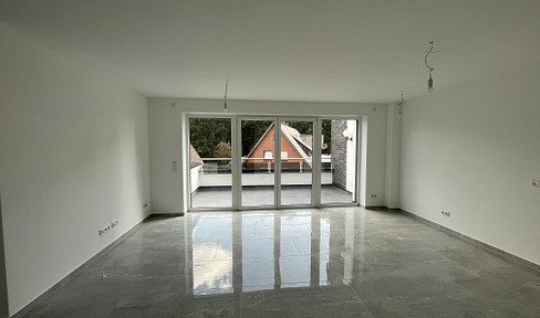 New building! beautiful modern 2-room apartment with balcony/underground garage for rent in Melle!