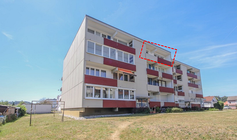 3,5-Zimmer-Wohnung im 3. Obergeschoss (ohne Lift) mit 2 Balkonen