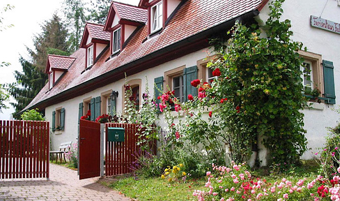 Denkmalgeschütztes fränkisches Bauernhaus Ferienhaus Falkenlust in Haundorf