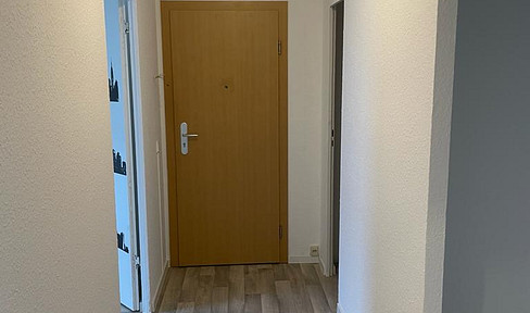 Freshly renovated and bright 3-room apartment with balcony in Walddrehna