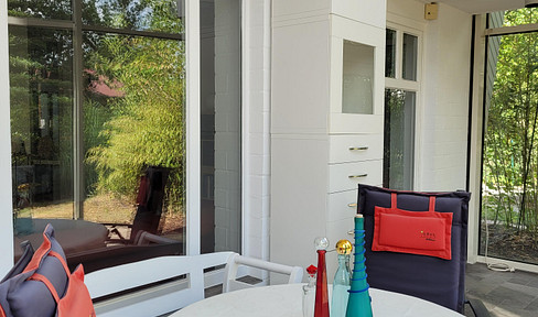 Living in the countryside - design house with sun courtyard and indoor climate to breathe easy