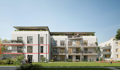 NEUBAU: Barrierefreie 3-Zimmerwohnung mit Süd-West Balkon (WHG 11)