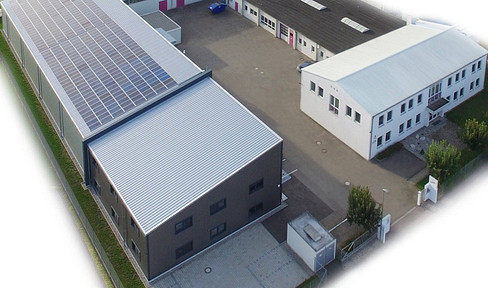 Commercial property with office space, production area, and storage – for sale or rent (also available as partial spaces) – 7.5% return on investment.