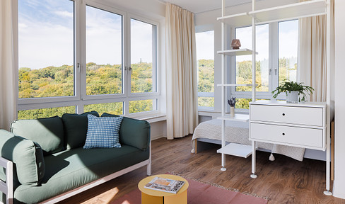 Penthouse-Wohnung mit wunderbarem Waldblick