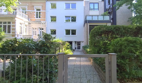 MÖBLIERT: 2-Zimmer-Wohnung in Bestlage Hamburg-Harvestehude