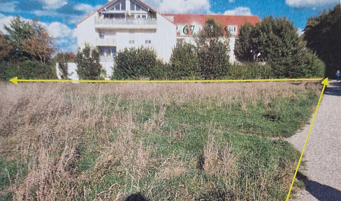 Ein unerschlossenes Grundstück