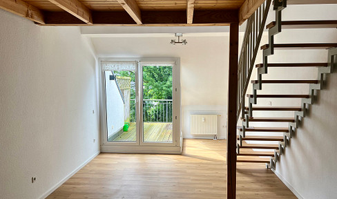 Sonnige Maisonette-Wohnung mit Balkon und TG-Platz in Wolbeck
